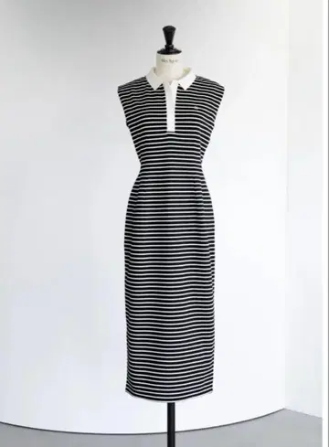 Herlipto French Sleeve Polo Long Dress M