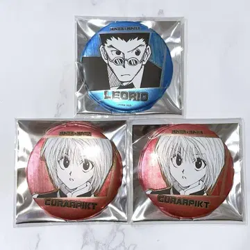 HUNTER x HUNTER 데컬렉션 캔뱃지 크라피카 레오리오