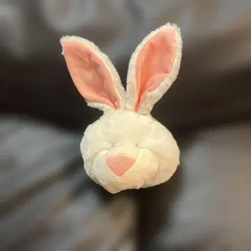 토끼 봉제 인형 화이트 & 핑크