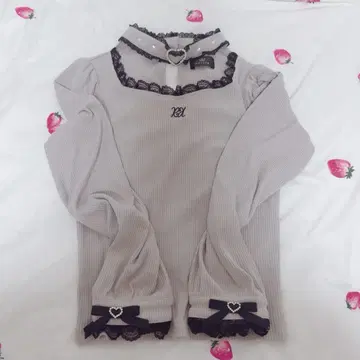 ROJITA 하트 버클 초커 골지 TOPS