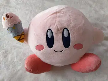 별의 커비 제일복권 A상 아이스한 커비 봉제 인형 아이스크림