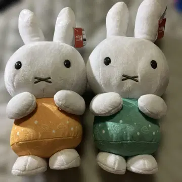 미피 봉제 인형 2색 세트
