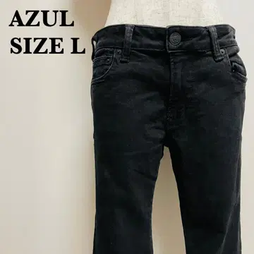 AZUL 아즈 블랙 스키니 데님 스트레치 청바지 슬림 레그 [42]