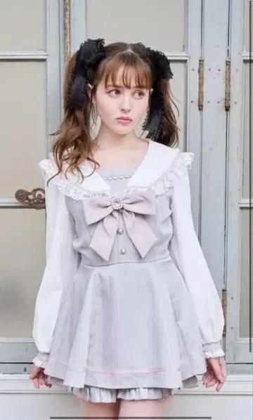 lizlisa 세일러 카라 셋업