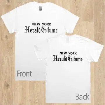 고다르 영화 멋대로 해라 Herald Tribune 양면 복각 티셔츠
