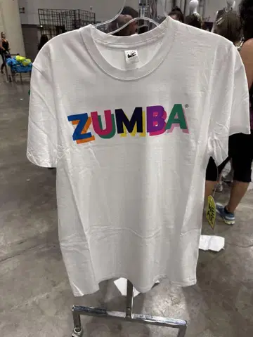 ZUMBA zincon 한정 화이트 티셔츠 줌바 의류