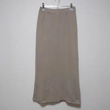 일본제 프레임워크 러겟 리브 스커트 베이지