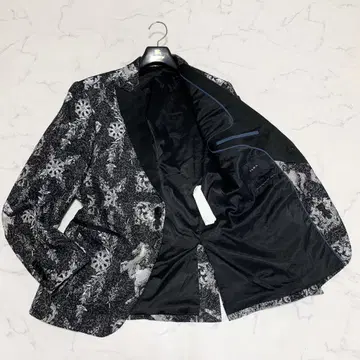 ZARA 자라 턱시도 자켓 호스 올 패턴 화려한 파티