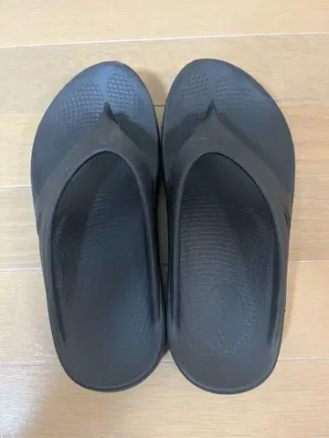 우포스 리커버리 샌들 블랙 25cm