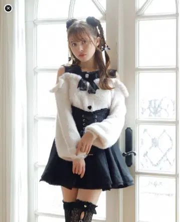 LIZLISA(리즈리사) 레이어드 스타일 어깨 트임 니트 핑크