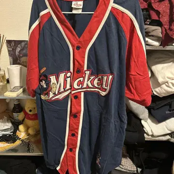 미키 베이스볼 셔츠 90s