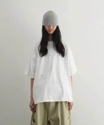 Randy 24ss T셔츠 snow flake white