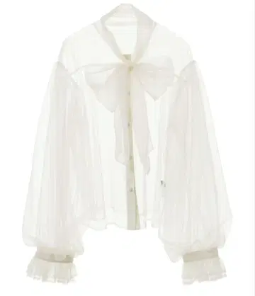 [ CandyStripper ] RIBBON TULLE BLOUSE
