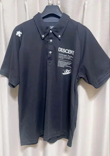 DESCENTE 피케 셔츠 블랙 0 사이즈