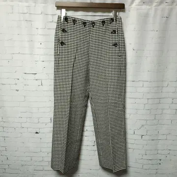[새상품급] beautiful people 울 체크 마린 팬츠 XXS