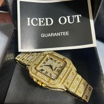 ICED OUT 골드 다이아몬드 시계
