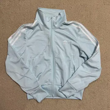 adidas 라이트 블루 집업 저지 M
