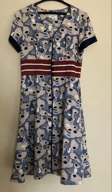 LAURA ASHLEY 꽃무늬 반팔 원피스 사이즈 1