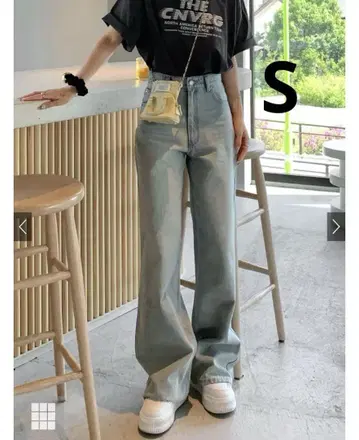 스트레이트 데님 팬츠[cu557] GRL S 사이즈