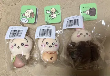 치이카와 토끼 투성이 복권 D상: 마스코트 3점