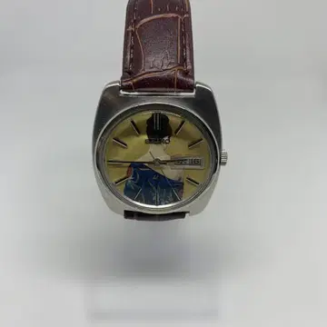 작동품 SEIKO 5606-7130 로드매틱 우키요에 다이얼 오토매틱
