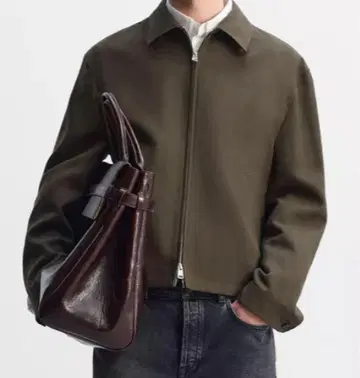 ZARA origins 울 혼방 블루종