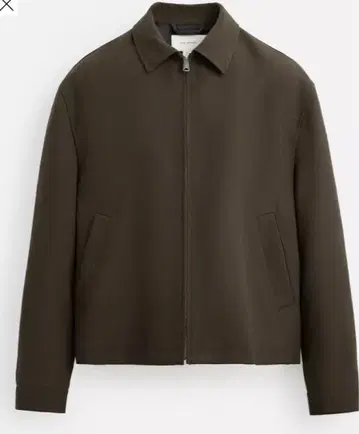 미사용 새상품 택 포함 ZARA origins 울 혼방 블루종