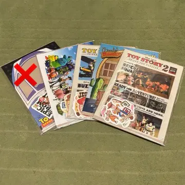 [ 덤 포함! ] 토이스토리 제일복권 클리어 파일 5세트