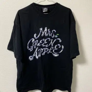 Mrs. GREEN APPLE 티셔츠 팝업 블랙 L