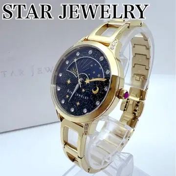 [한정] STAR JEWELRY 손목시계 2019 여름 문페이즈 골드