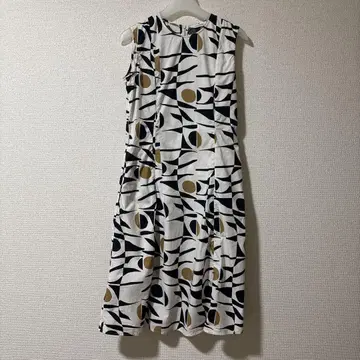 marimekko 기하학 패턴 슬리브리스 원피스 마리메꼬