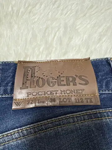 Roy Roger's POCKET MONEY 데미지 데님 W32