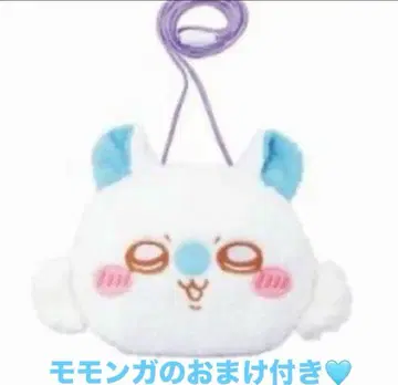 최종 가격 인하 치이카와 (먼작귀) 복슬복슬 페이스 미니백 모몽가