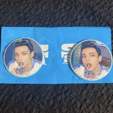 JYP POPUP SKZsauna 랜덤 캔뱃지 현진 컴프