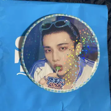 JYP POPUP SKZ sauna 랜덤 캔뱃지 현진