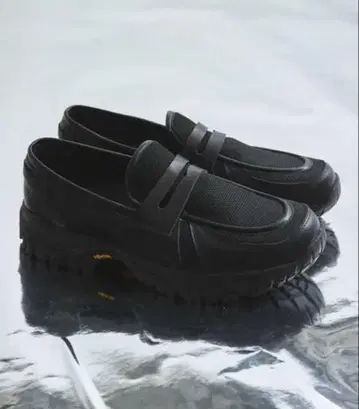 VIBRAM x OPENING ACT 메쉬 x 리얼 가죽 로퍼 스니커즈
