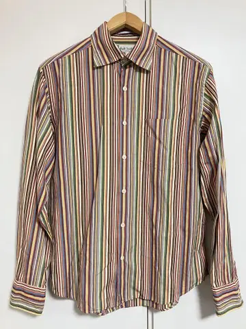 Paul Smith 폴스미스의 멀티 컬러 스트라이프 긴팔 셔츠 L 사이즈