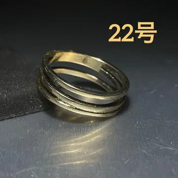 빈티지 패션 반지 골드 22호 트리플 밴딩 개성 반지