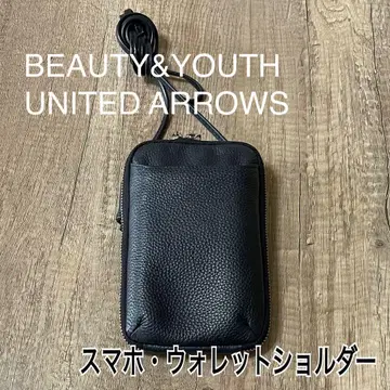 BEAUTY&YOUTH 스마트폰 월렛 숄더 블랙