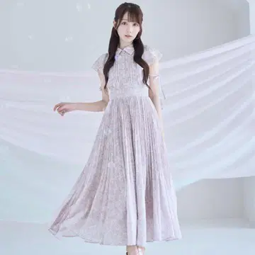 [ rosemuse ] Pleats floral print dress