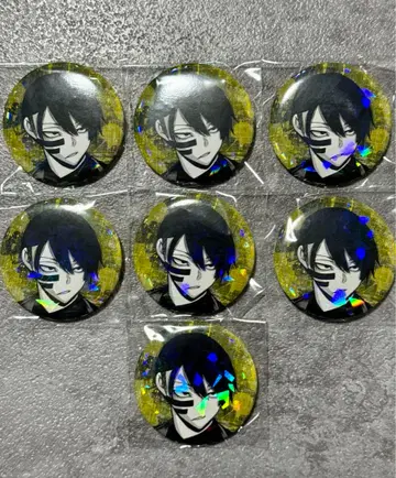 무다노 무진 홀로그램 캔뱃지 x 7개 세트 로프트 한정판 머즐 도원암귀