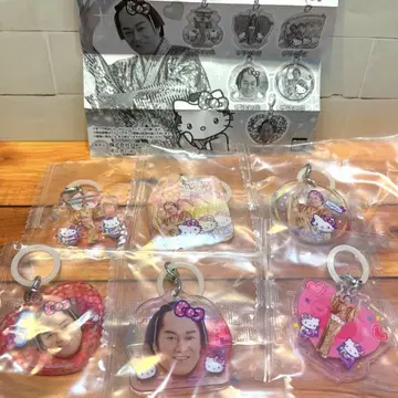 마츠켄 삼바 x 헬로키티 후랏토 메지루시 액세서리 전6종 세트