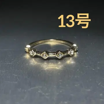 빈티지 패션 반지 골드 13호 다이아몬드풍 스톤