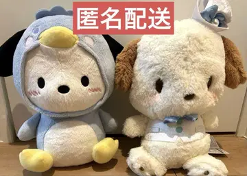 산리오 포차코 봉제 인형 2종