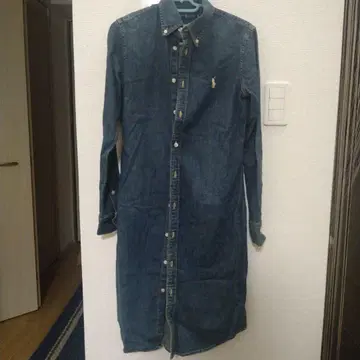 Ralph Lauren 데님 셔츠 원피스 XS