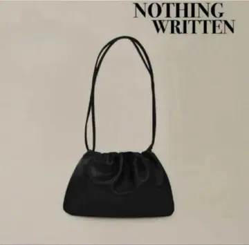 NOTHING WRITTEN Nella 스트랩 bag 블랙