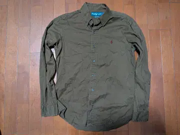 Ralph Lauren Custom Fit 긴팔 셔츠 브라운