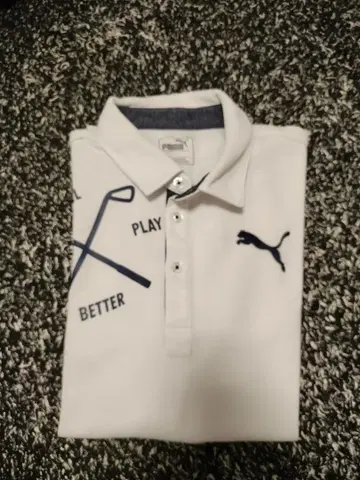 Puma 골프 피케 셔츠 화이트