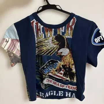 moussy REMAKE PRINT TINY T 셔츠