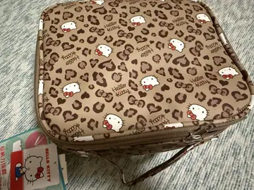 [새상품] 헬로키티 레오파드 무늬 메이크 박스